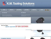 Tablet Screenshot of kmtoolingsolutions.com